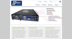 Desktop Screenshot of iptec-inc.com